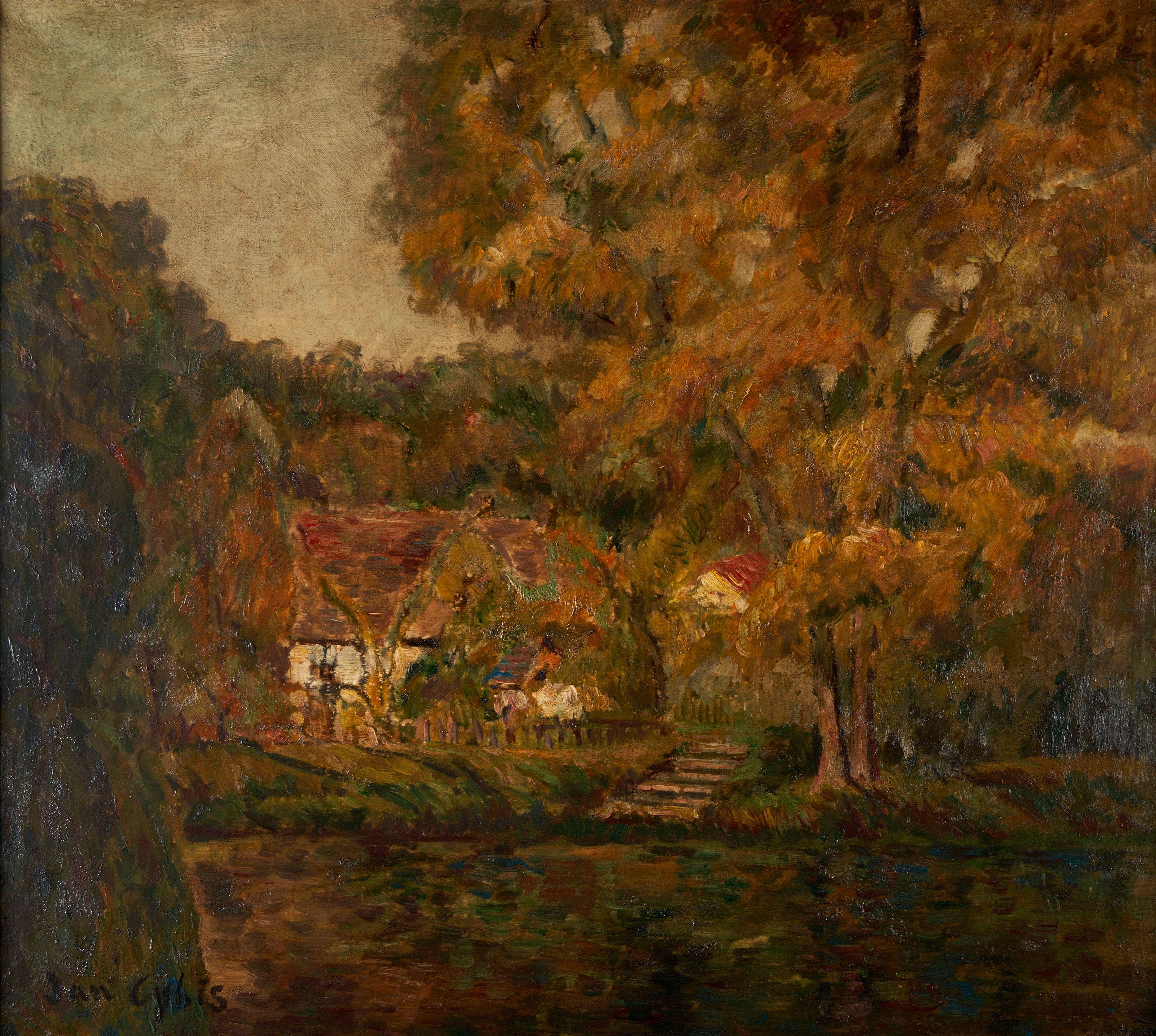 Jan Cybis - An Autumn Landscape