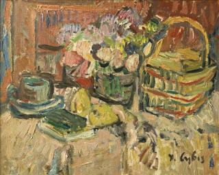 Jan Cybis - Polishflowers And Pears