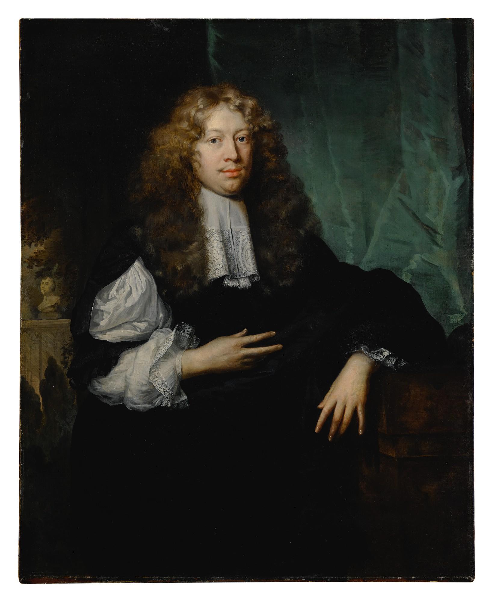 Jan De Baen - Portrait of a gentleman, three-quarter length