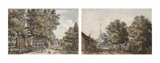 Jan De Beijer - View of Doorn; and View of the Petronella Chapel at Driebergen