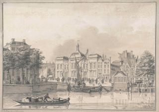 Jan de Beijer - View of the Old Stock Exchange, Rotterdam