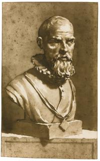 Jan de Bisschop - Bust Of Pieter Adriaensz. Van Der Werff (1529-1603), After Hendrick De Keyser (1565-1621)
