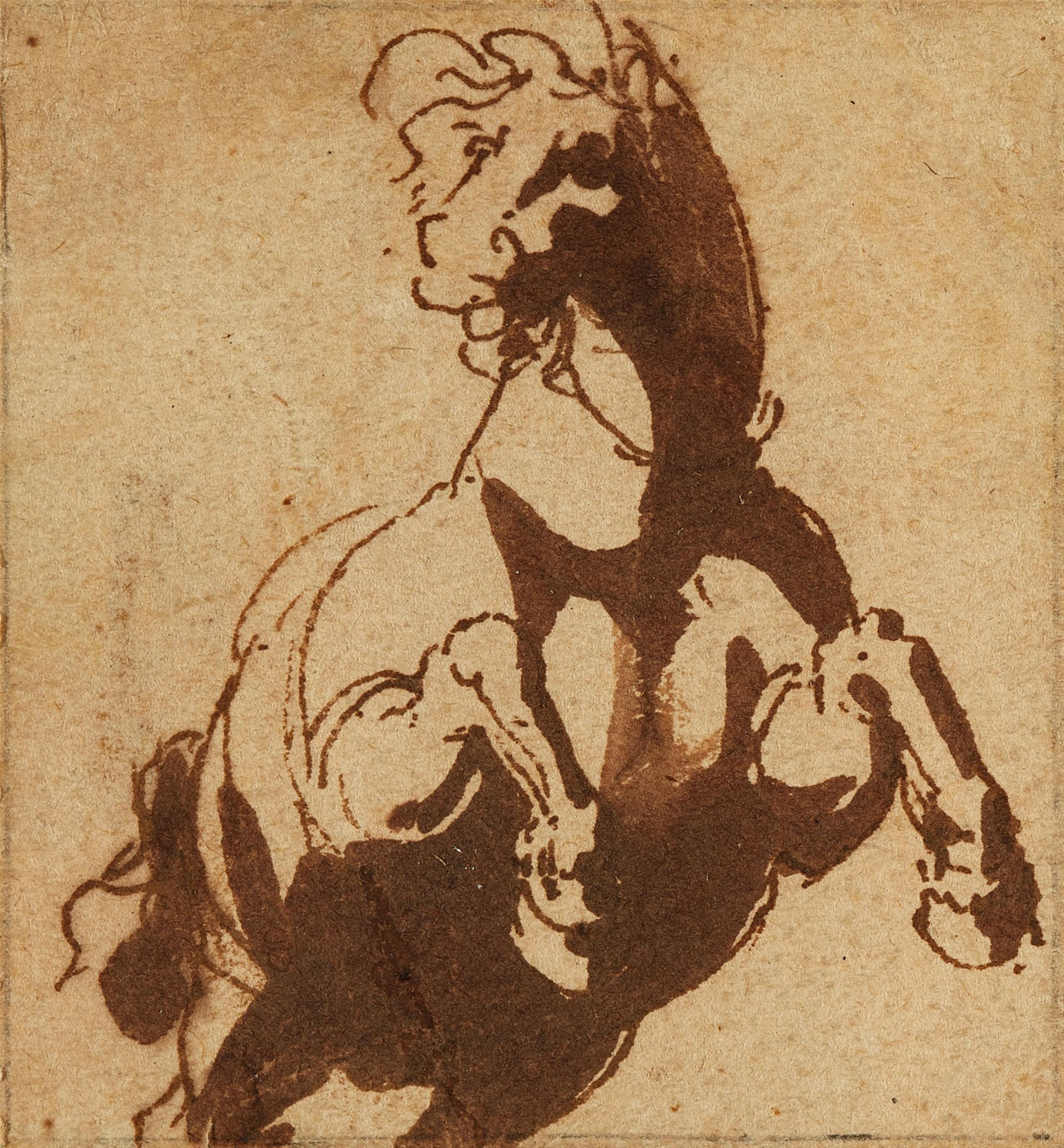 Jan de Bisschop - Fünf kleine Pferdestudien