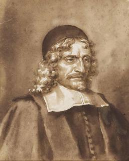 Jan De Bisschop - Portrait of the Remonstrant Preacher Bartholomeus Praevostius