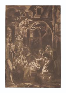 Jan De Bisschop - The Adoration of the Shepherds