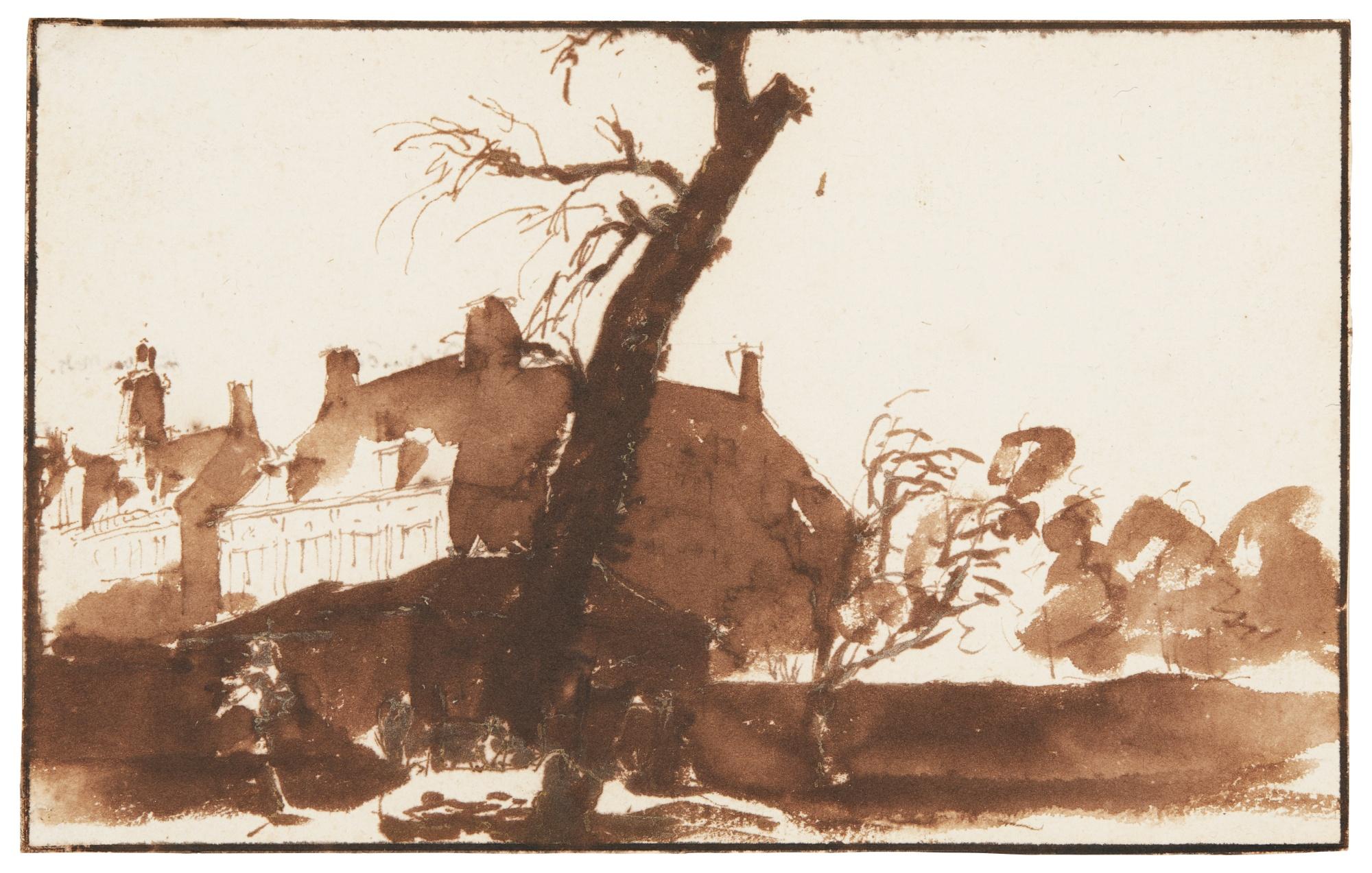 Jan De Bisschop - View From The Garden Of Constantijn Huygens\' House, In The Hague