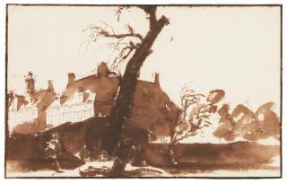 Jan De Bisschop - View From The Garden Of Constantijn Huygens\' House, In The Hague
