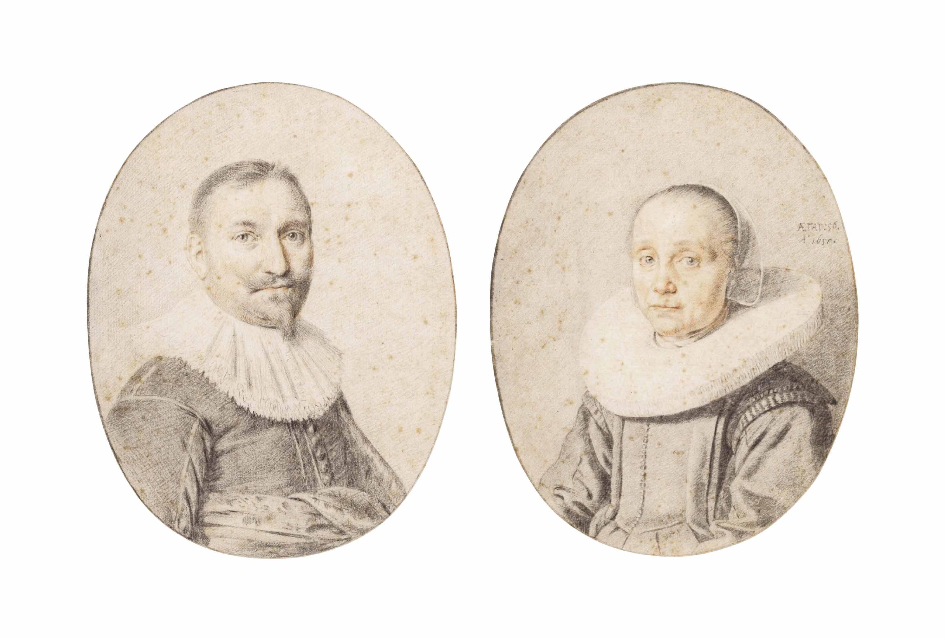 Jan de Braij - Portraits Of A Man And A Woman