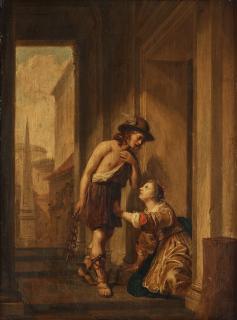 Jan de Bray - Mercury and Aglauros at the door of Herse\'s chamber