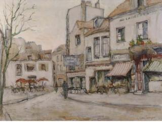 Jan den Hengst - A square in Paris