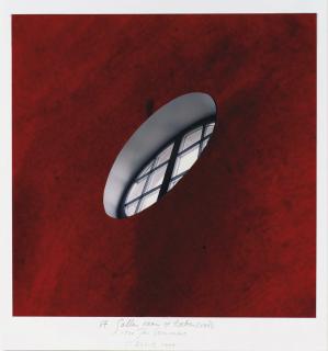 Jan Dibbets - St. Gallen - Raam op Rubens rood