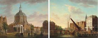 Jan Ekels I - The Waag, Leiden; And The Marekerk, Leiden
