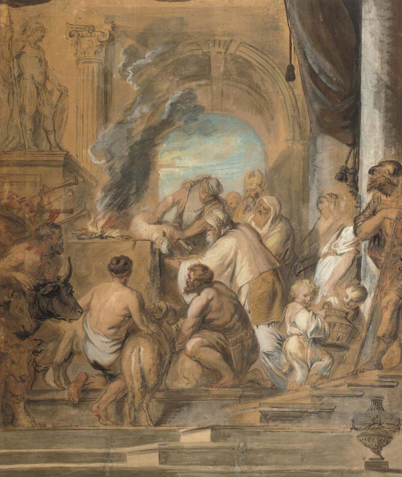 Jan Erasmus Quellinus - The Idolatry of Solomon