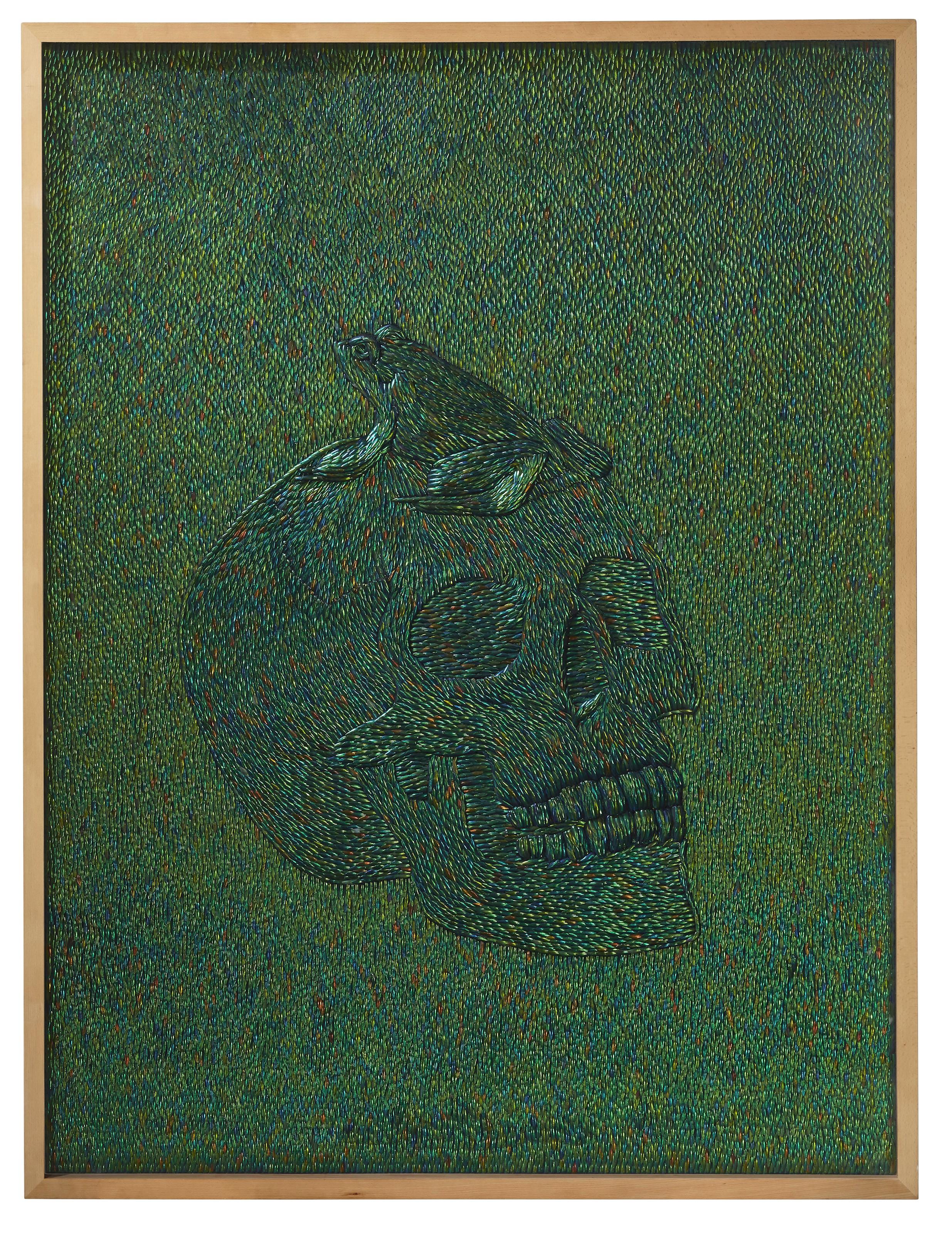 Jan Fabre - Skull with Frog