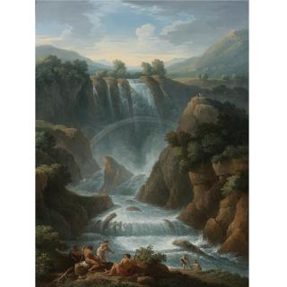 Jan Frans van Bloemen - The Marmore Waterfalls At Terni