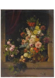 Jan Frans Van Dael - Nature Morte Aux Bouquets Dans Un Niche