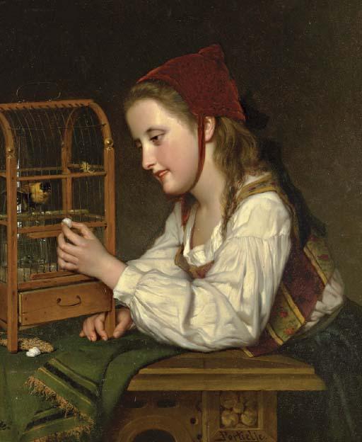 Jan Frederik Pieter Portielje - Feeding Time