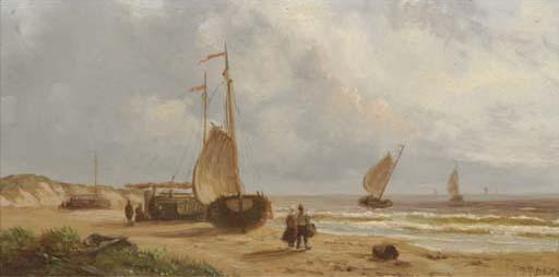 Jan Frederik Schutz - A Sunlit Beach