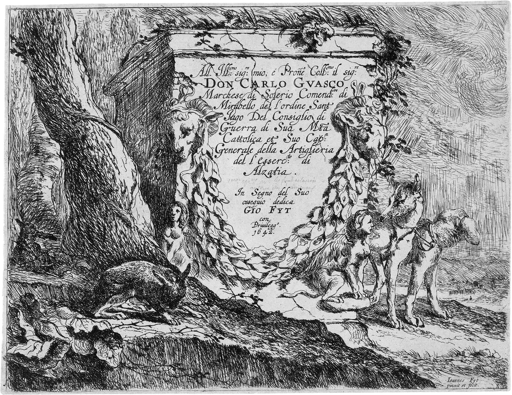 Jan Fyt - 2 Bll. aus der Folge: Hunde.