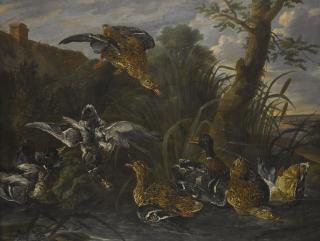 Jan Fyt - Ducks In A Landscape
