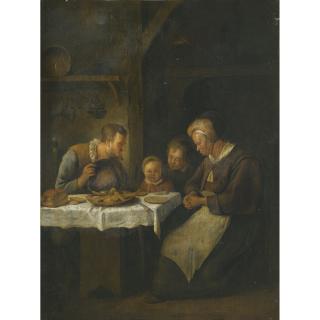 Jan Havicksz. Steen - Grace Before A Meal