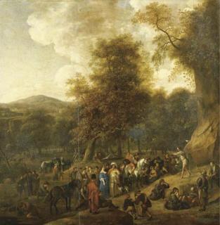Jan Havicksz. Steen - Saint John the Baptist preaching in the Wilderness