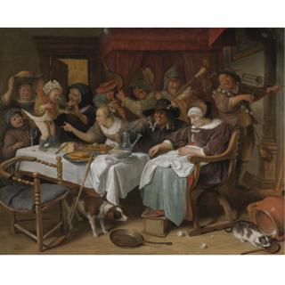 Jan Havicksz. Steen - The Twelfth Night
