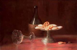 Jan Hendrik Eversen - A still life with cracknels