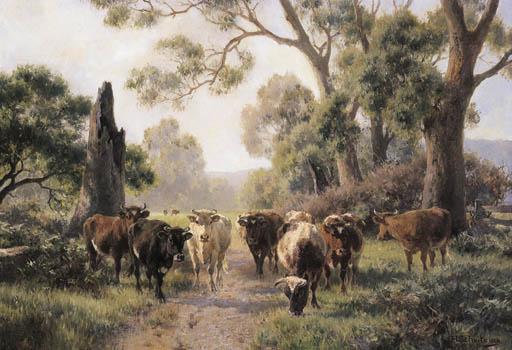 Jan Hendrik Scheltema - Cattle Grazing in a Summer Pastoral