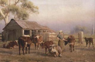 Jan Hendrik Scheltema - Tending The Cows