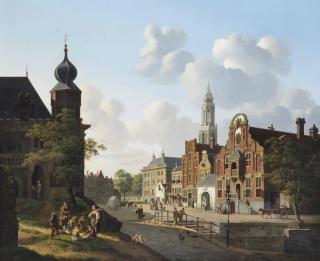 Jan Hendrik Verheijen - A Sunny Day On The Town Square