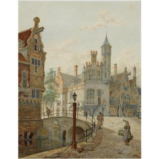 Jan Hendrik Verheyen - Dutch A View Of A Town