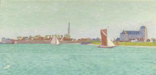 Jan Heyse - A view of Veere, Zeeland