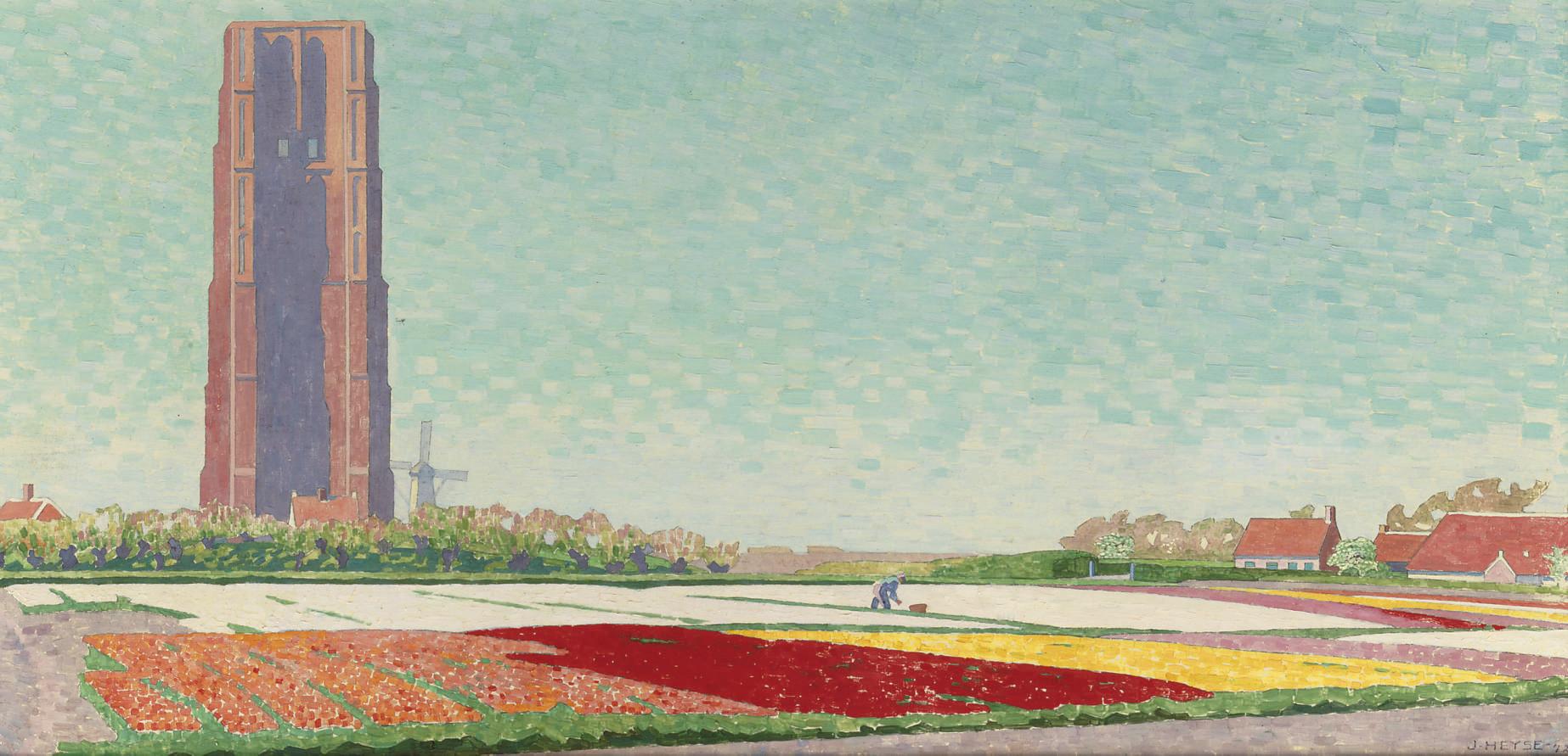 Jan Heyse - Bulb fields near Westkapelle