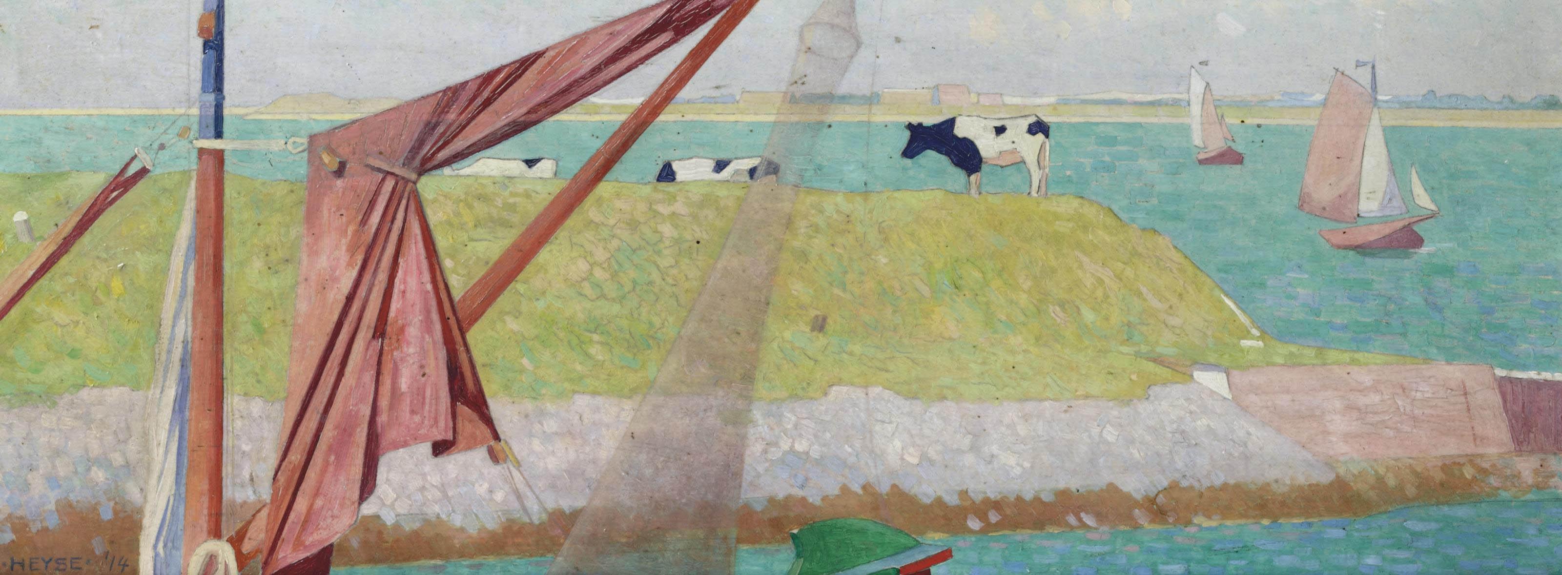 Jan Heyse - Het Veersche gat; near Veere