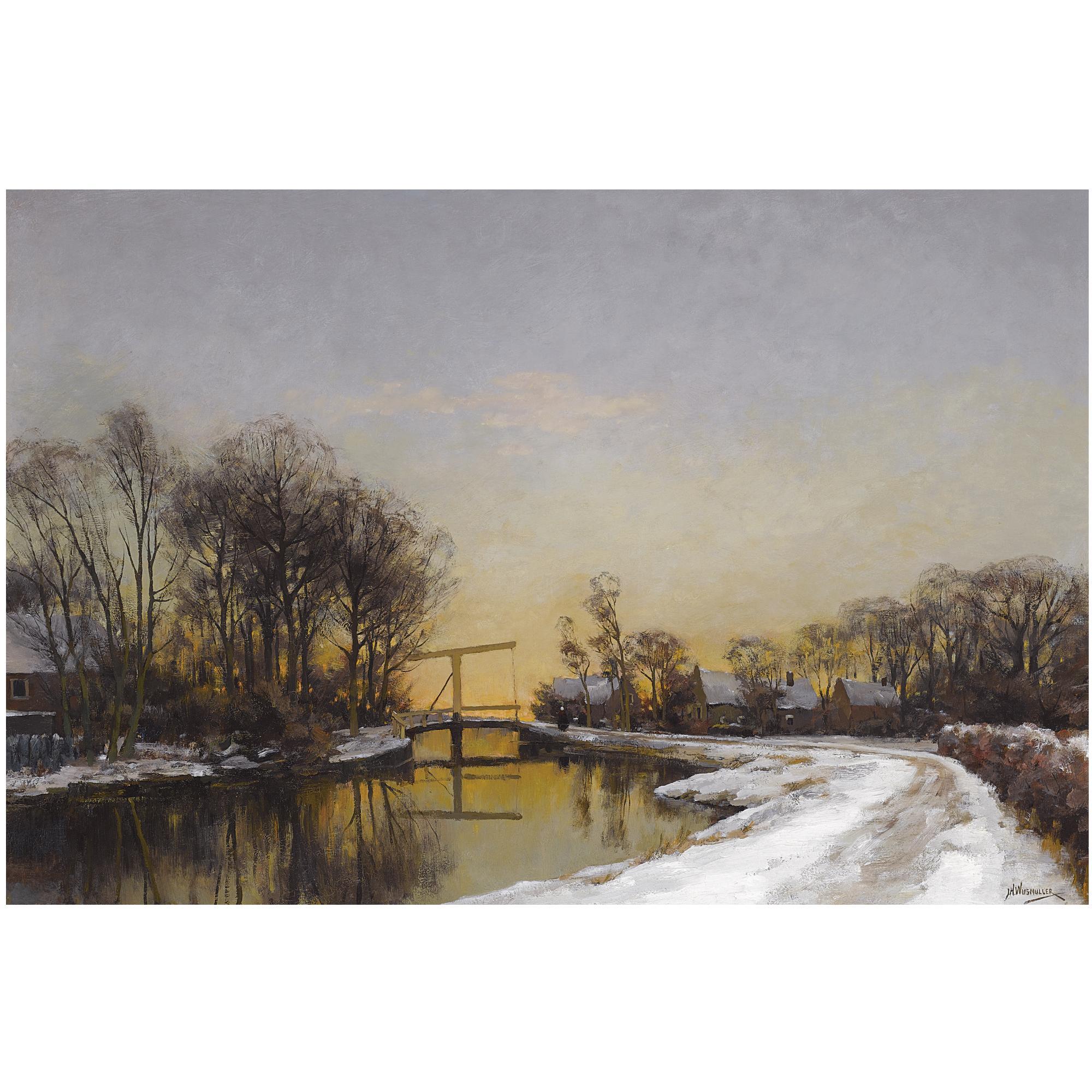 Jan Hillebrand Wijsmuller - Dutch Winter Afternoon
