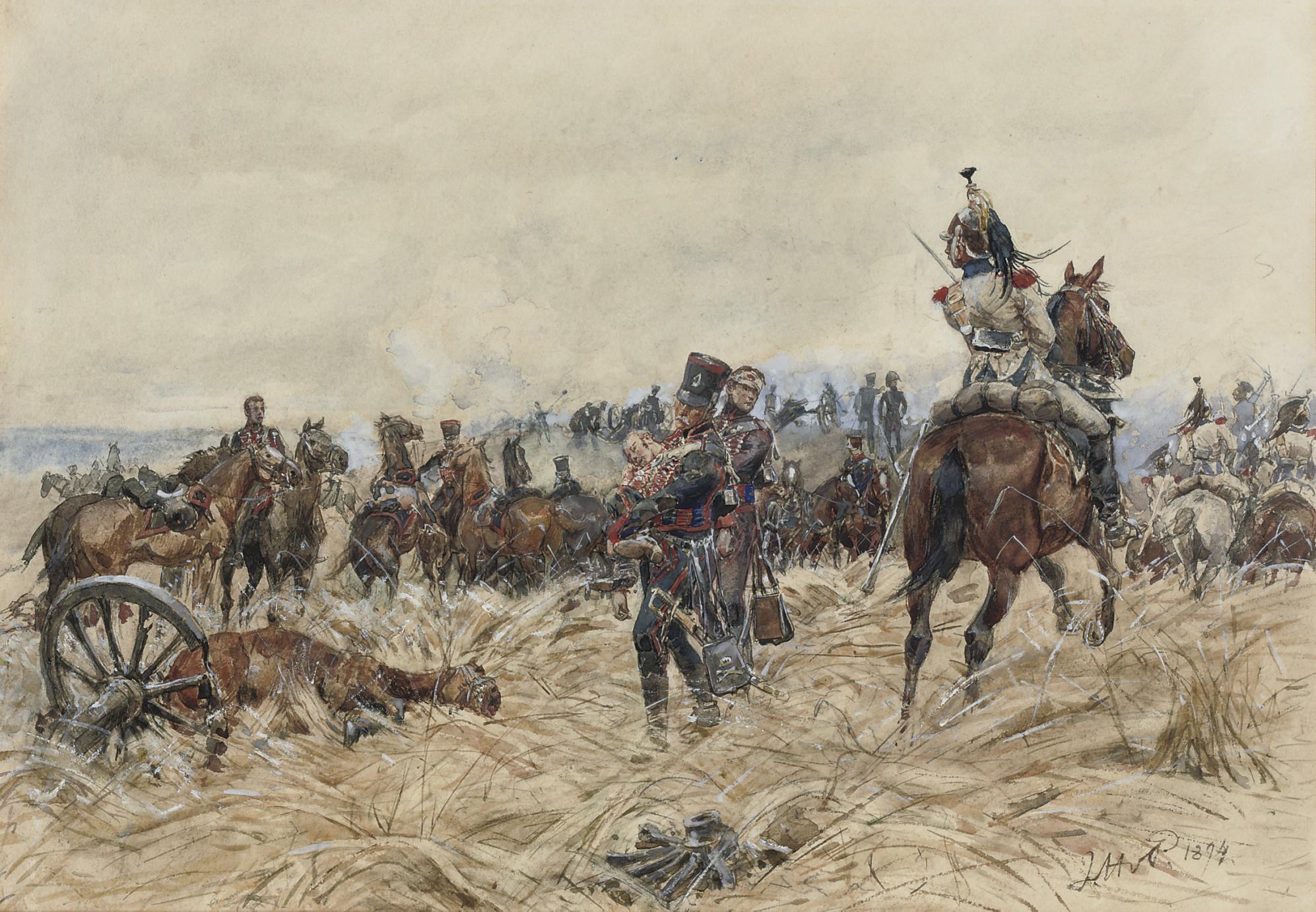 Jan Hoynck Van Papendrecht - On the battlefield