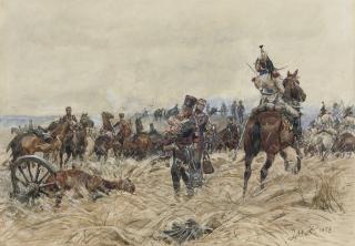 Jan Hoynck Van Papendrecht - On the battlefield