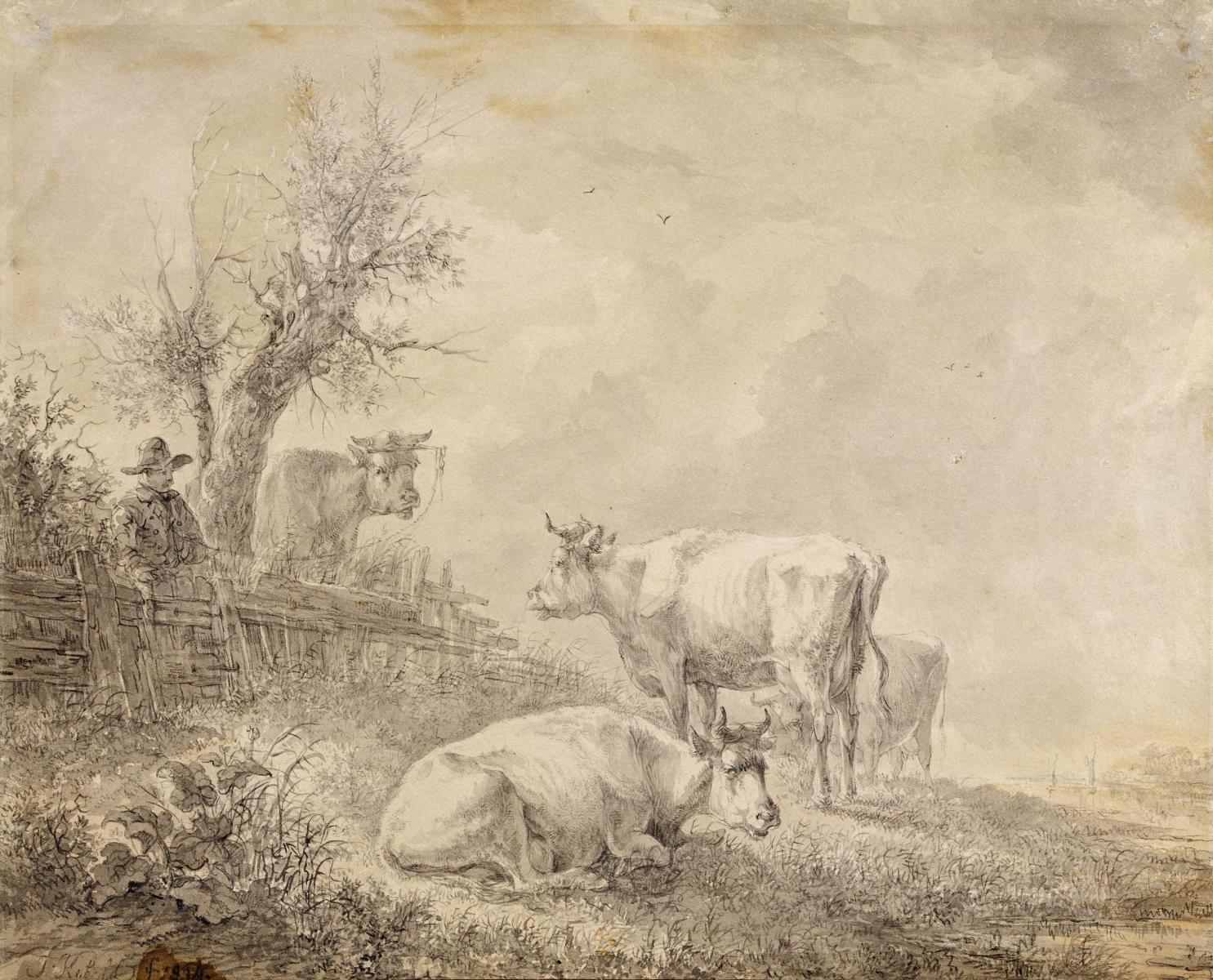 Jan II. Kobell - Kühe auf der Weide