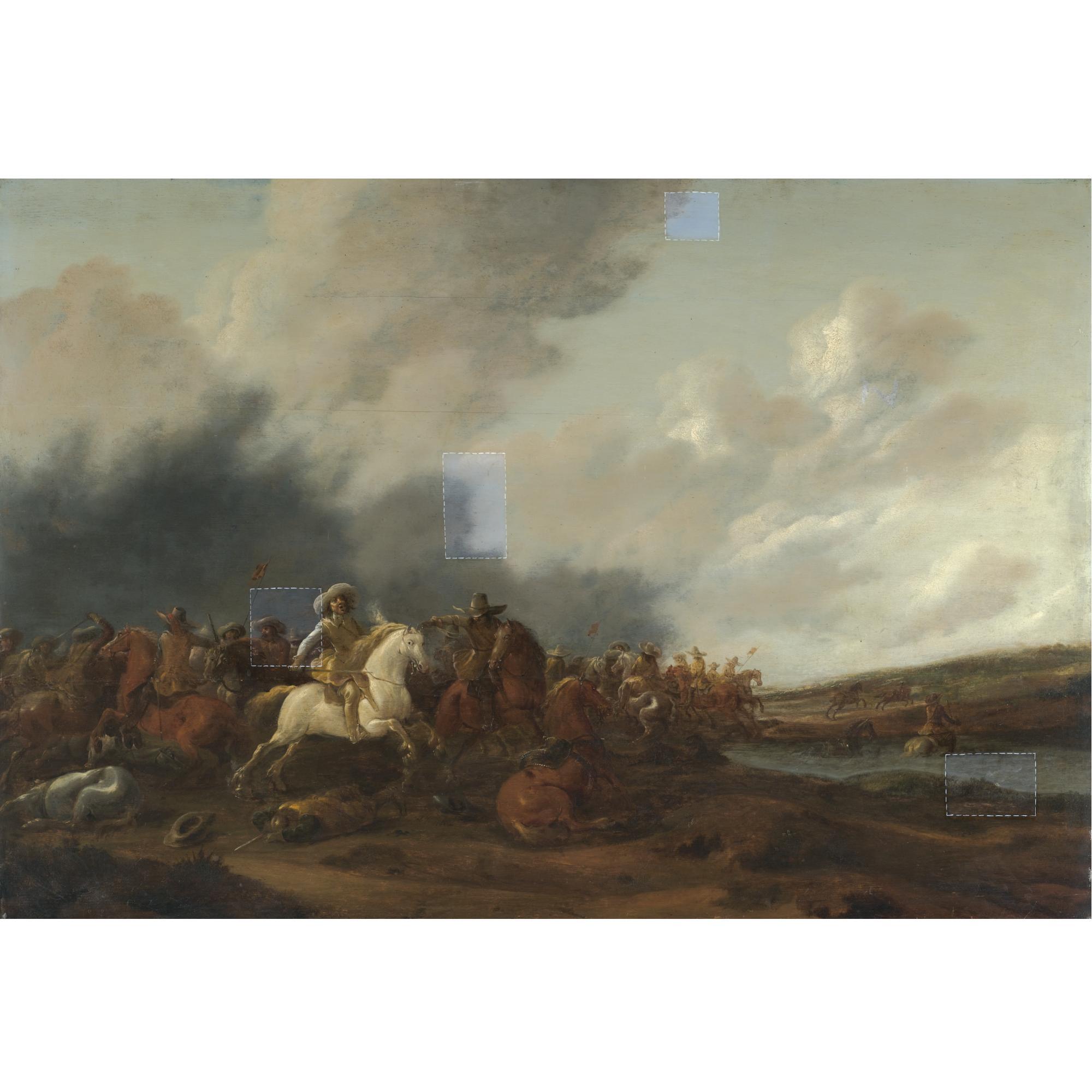 Jan Jacobsz. van der Stoffe - A Cavalry Skirmish