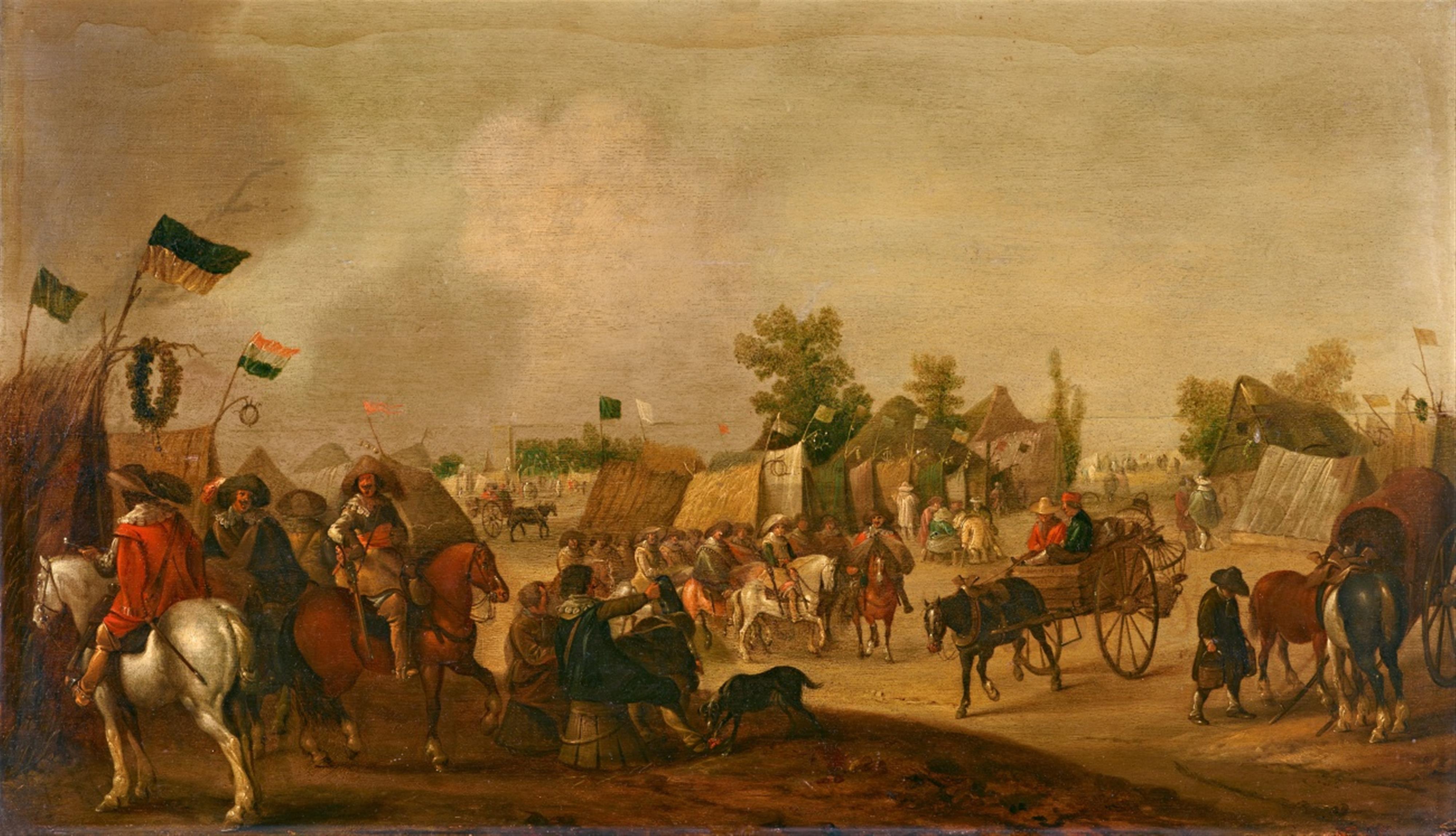 Jan Jacobsz. van der Stoffe - Soldaten in einem Feldlager