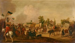 Jan Jacobsz. van der Stoffe - Soldaten in einem Feldlager