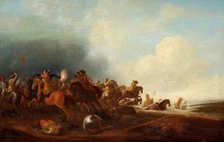 Jan Jansz. van der Stoffe - Battle scene