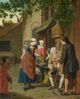 Jan Josef d.Ä. Horemans - Vor dem Wirtshaus