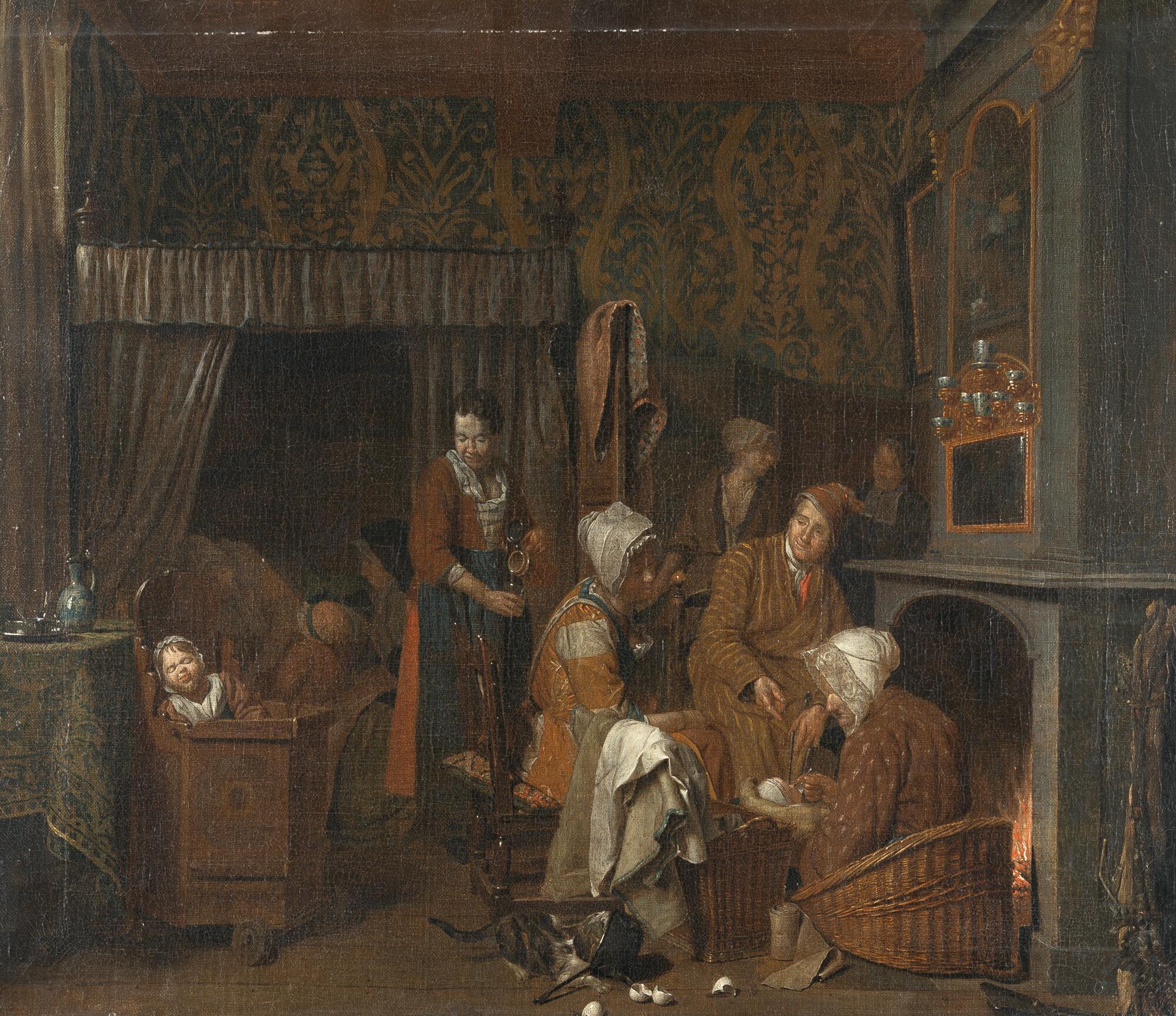 Jan Josef Hooremans d. J. - Besuch bei der Wöchnerin