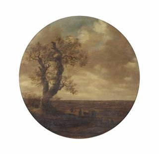 Jan Josefsz. van Goyen - An extensive landscape with travellers on a path, a view of Arnhem beyond