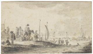 Jan Josefsz. van Goyen - Beach Scene
