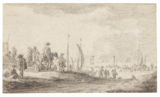 Jan Josefsz. van Goyen - Beach scene