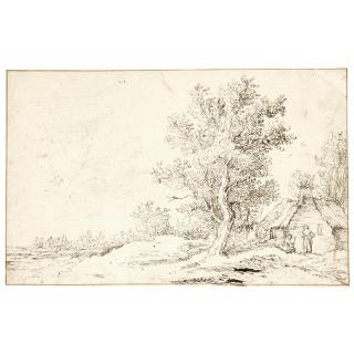 Jan Josefsz. Van Goyen - Landscape With Buildings By Trees
