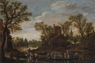 Jan Josefsz. Van Goyen - The Ferry